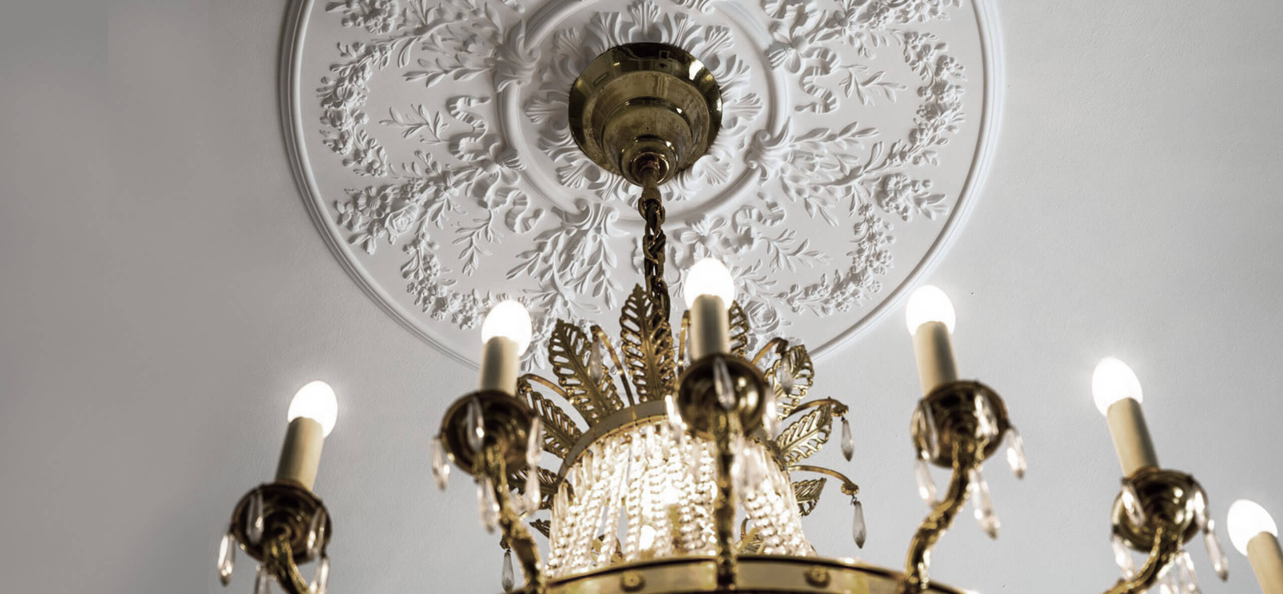 Druif baden wereld Plafond rozetten en ornamenten - Decorlijst.nl