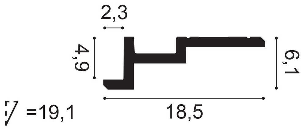 Gordijn Sierlijst Orac Decor Modern C396