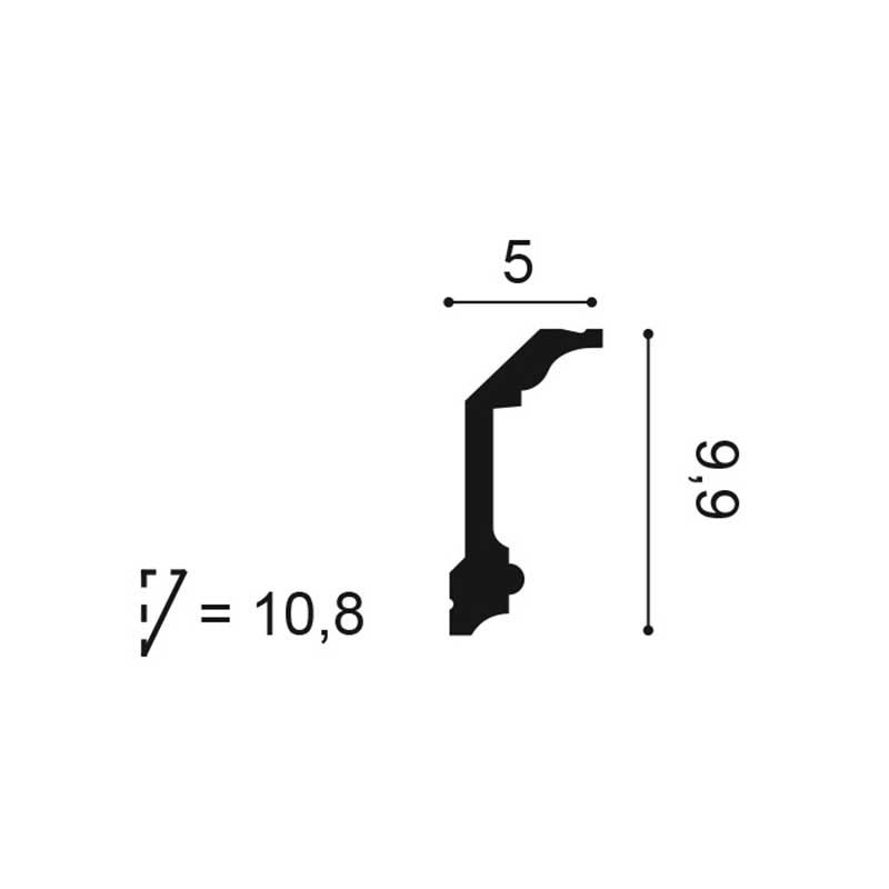 Kroonlijst flexibel Orac Luxxus C321F