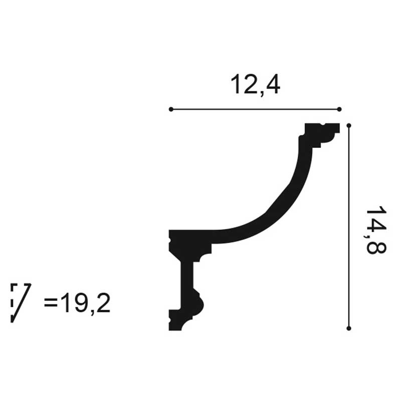 Kroonlijst flexibel Orac Luxxus C901F